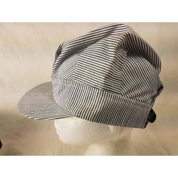 CNRAIL Trucker Hat Snapback Baseball Vintage 80s Patch Cap Retro Brim Conductor - Picture 4 of 11